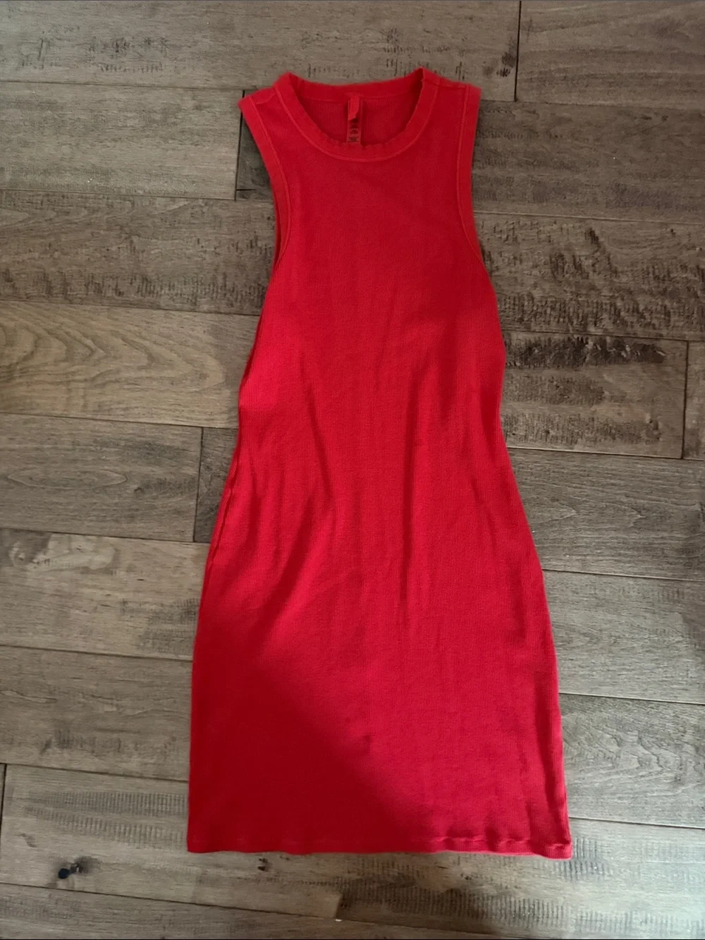 skims red mini dress SKIMS Sheer Velvet Burnout Mini Dress